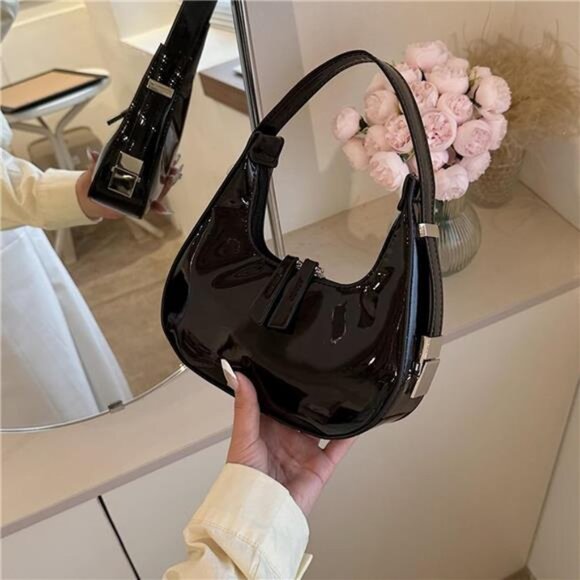 Small Purse for women, Trendy Black3 - Picture 5 of 6